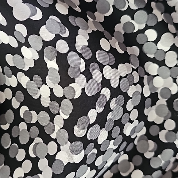 Black and White Polka Dot Women's Top - Picture 2 of 7